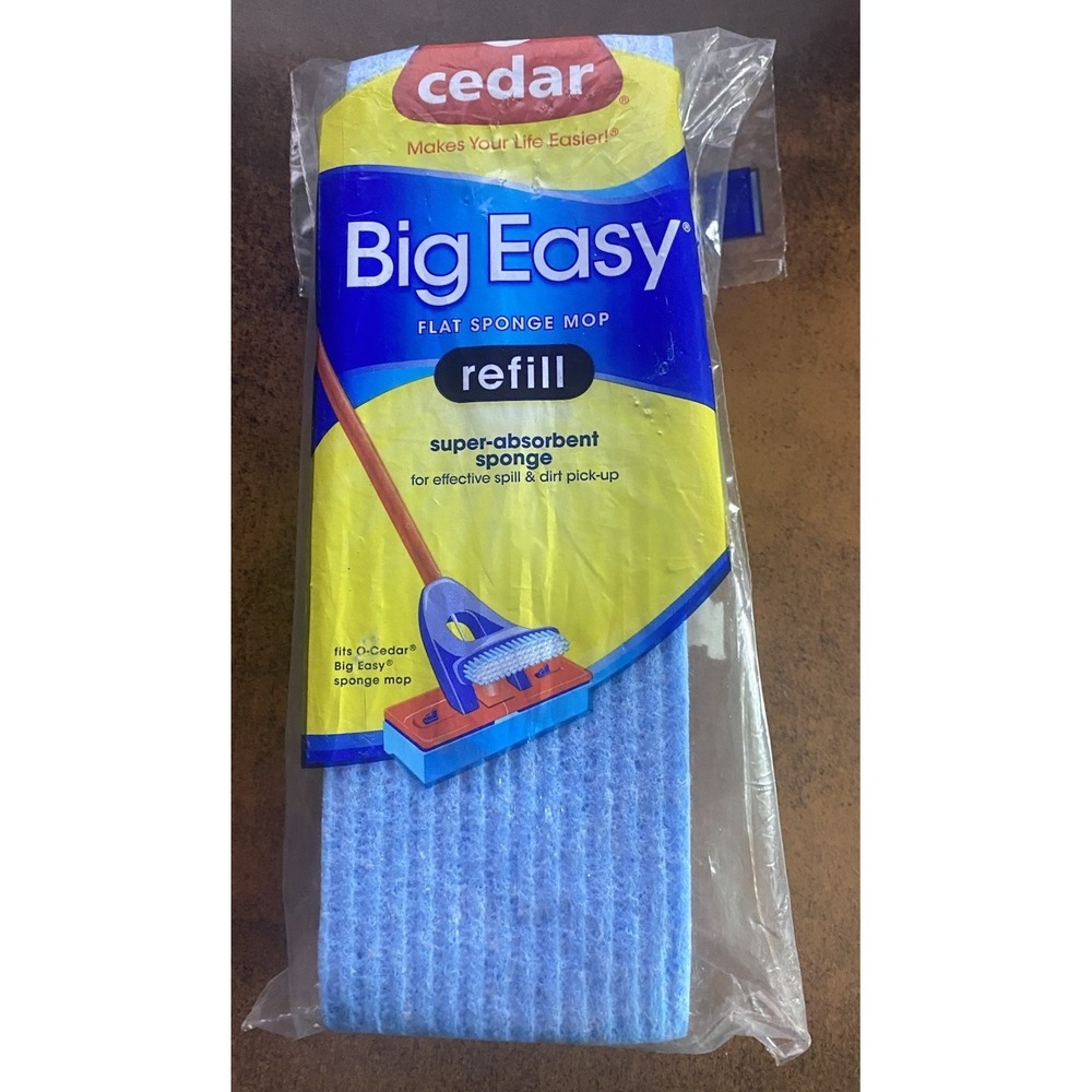 O-Cedar Big Easy Flat Sponge Mop Refill Discontinued 2011